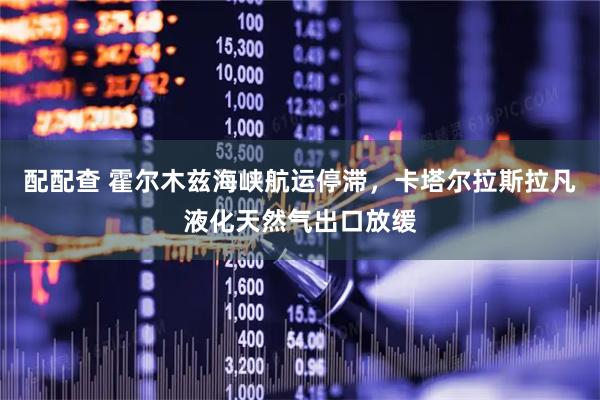配配查 霍尔木兹海峡航运停滞，卡塔尔拉斯拉凡液化天然气出口放缓